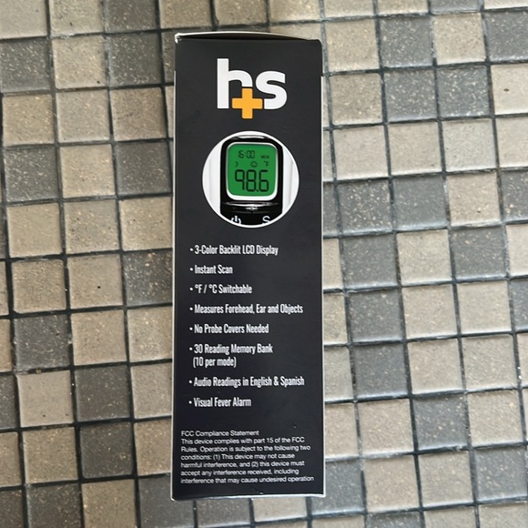 Healthsmart Talking Infrared Ear & Forehead Thermometer - Picture 2 of 3